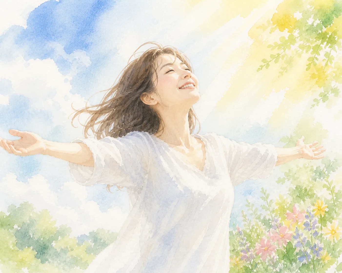 ホルモン補充療法（HRT）など更年期障害の治療のイラスト