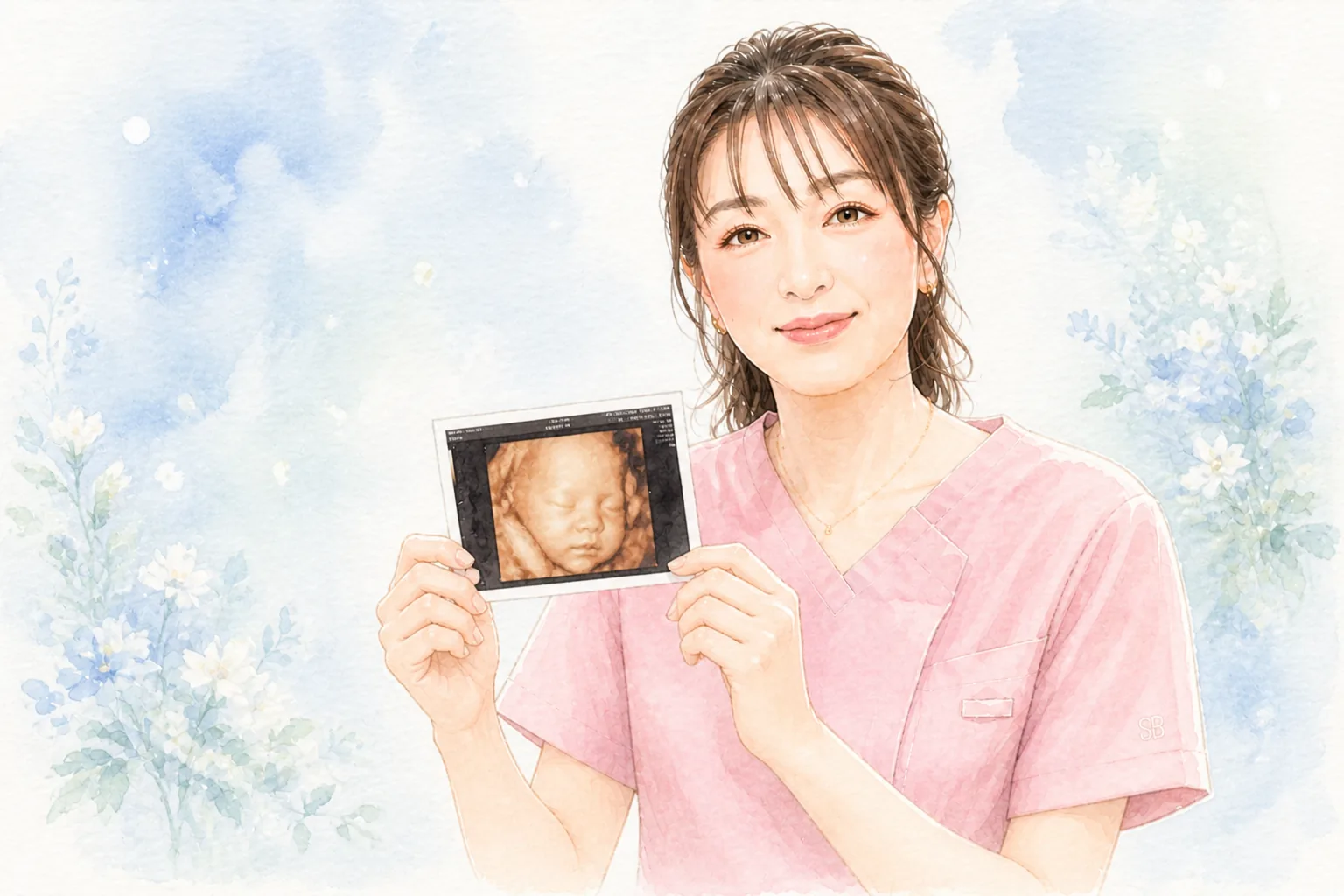 分娩先・無痛分娩・里帰り出産の相談ができることを案内するイラスト