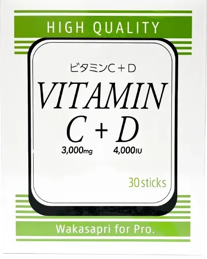 ワカサプリ ビタミンC＋D のパッケージ